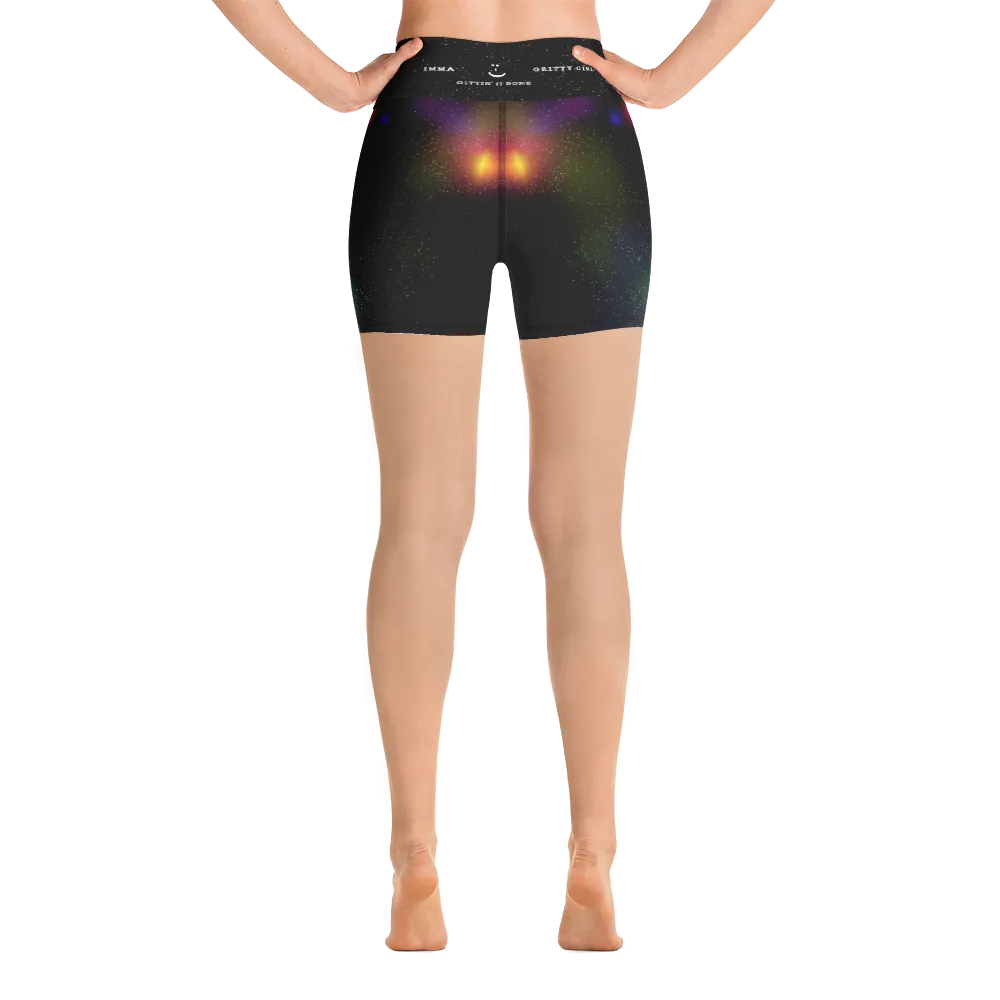 #0e3c2480 - Gritty Girl Orb 699223 - ALTINO Yoga Shorts - Gritty Girl Collection