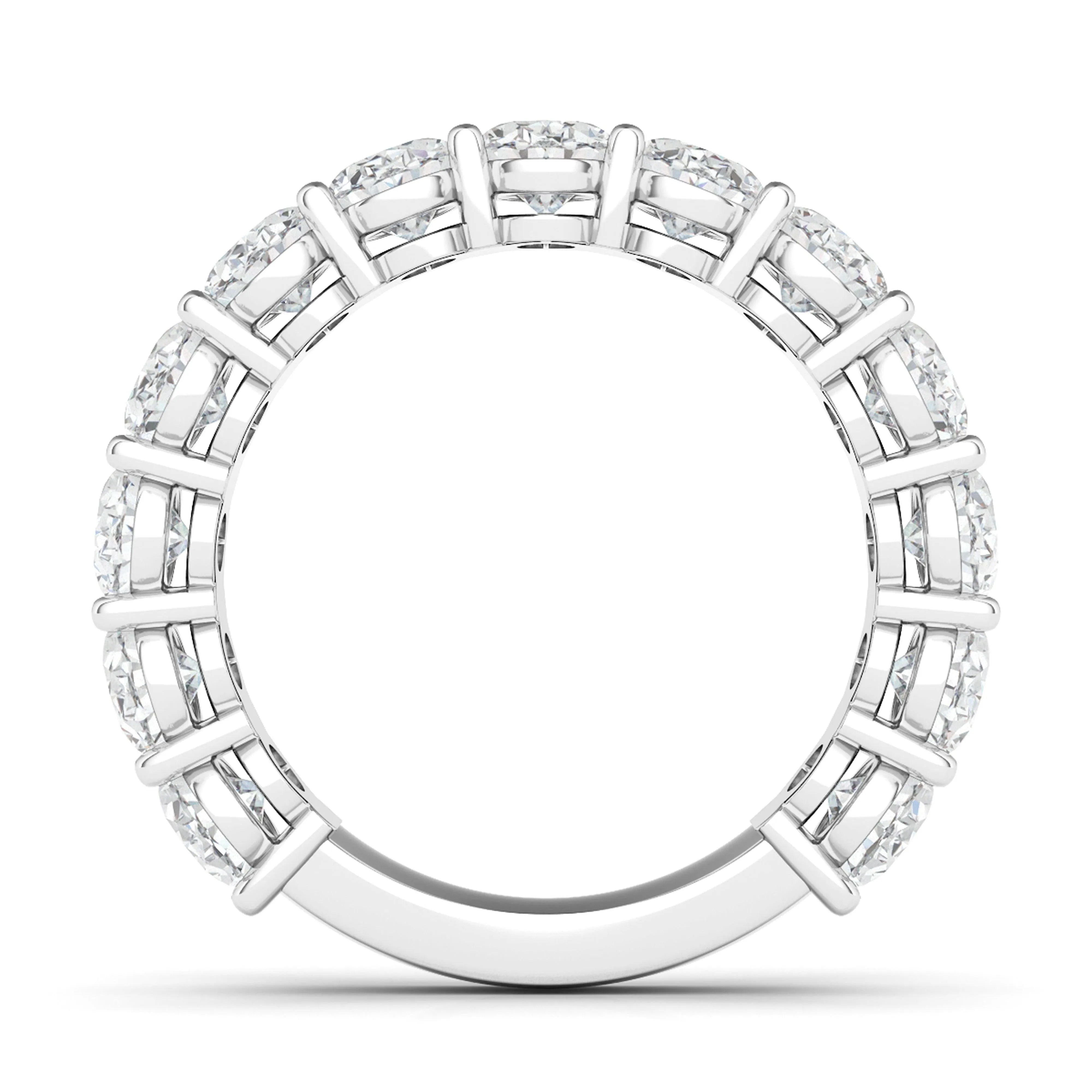 3/4 Oval Diamond Eternity Band
