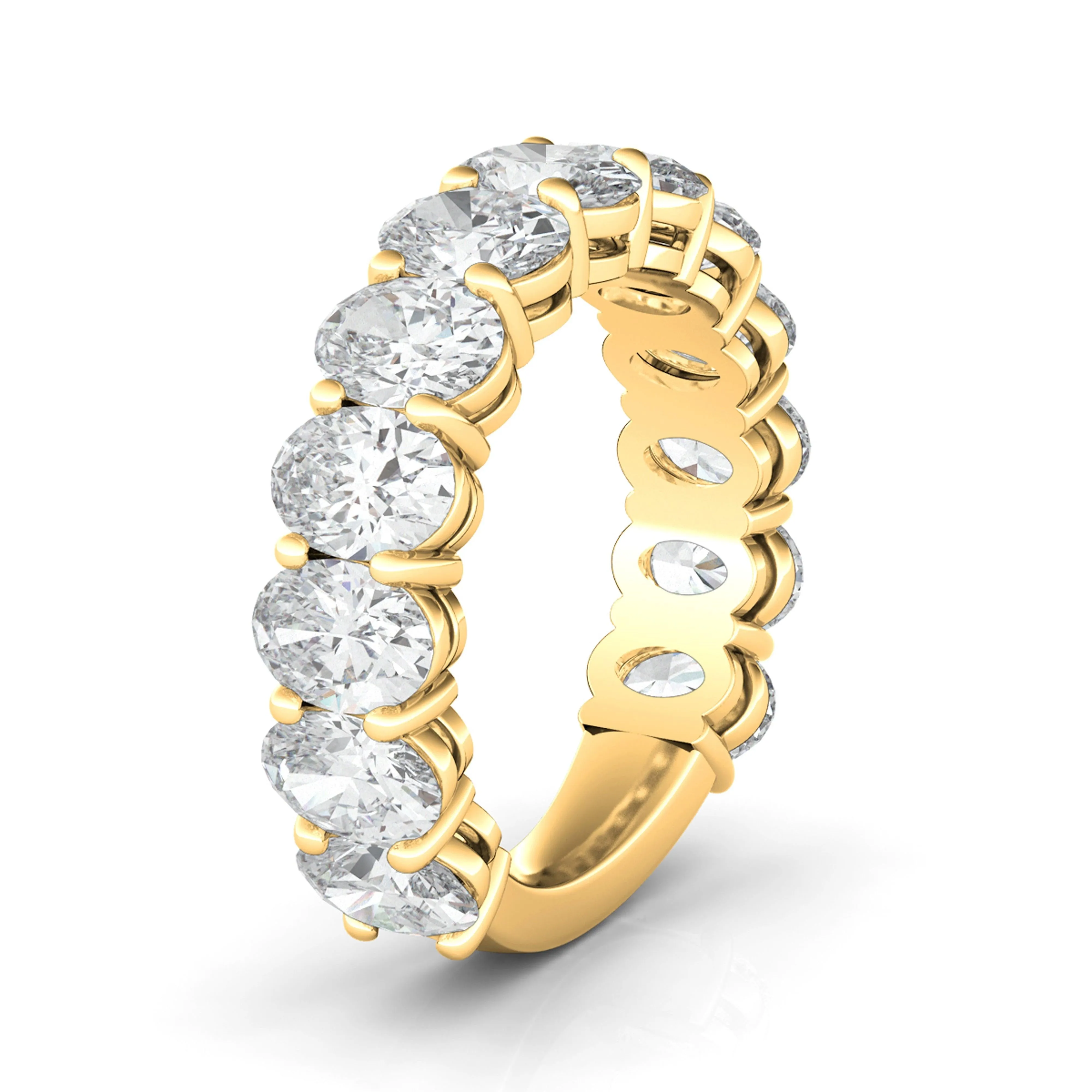 3/4 Oval Diamond Eternity Band