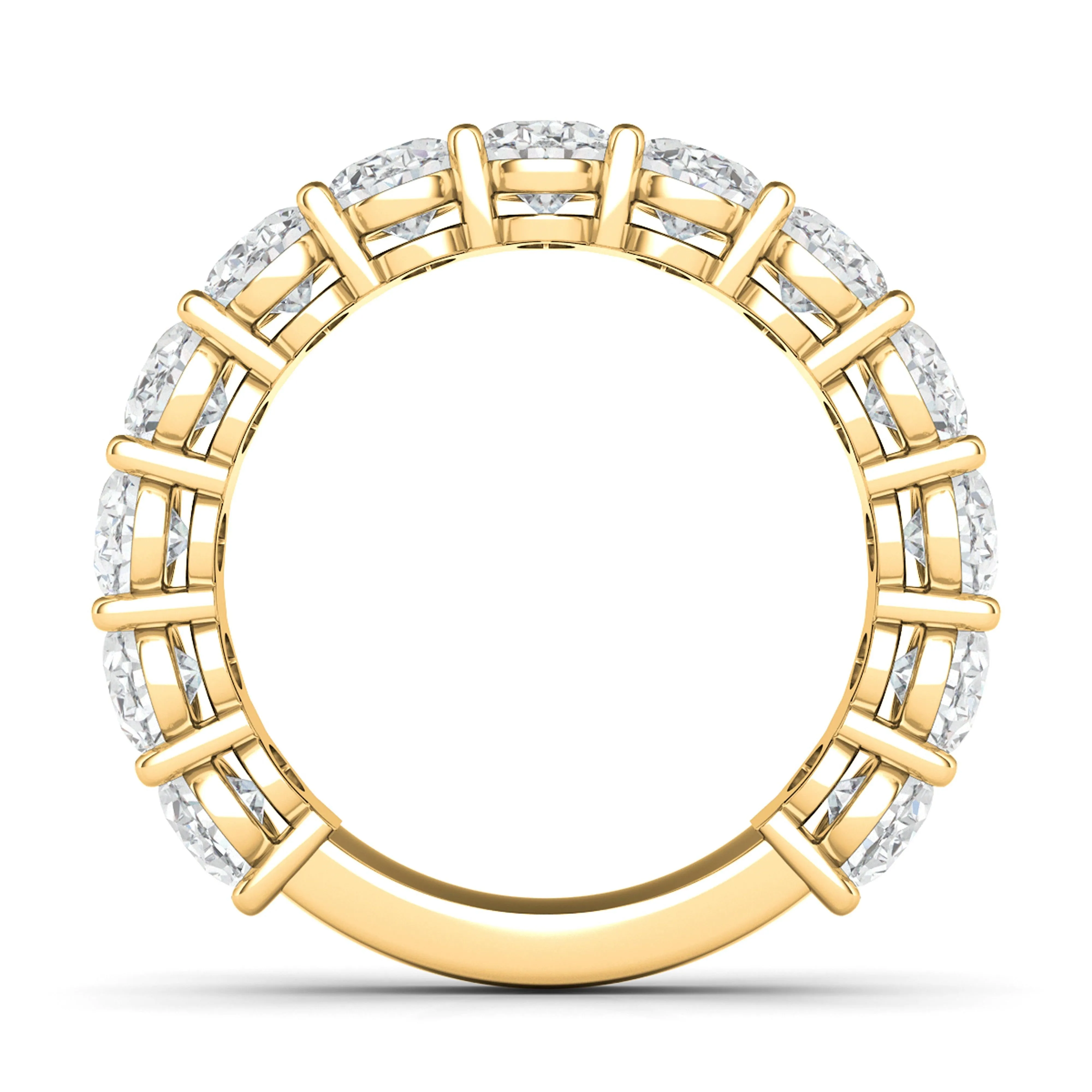 3/4 Oval Diamond Eternity Band
