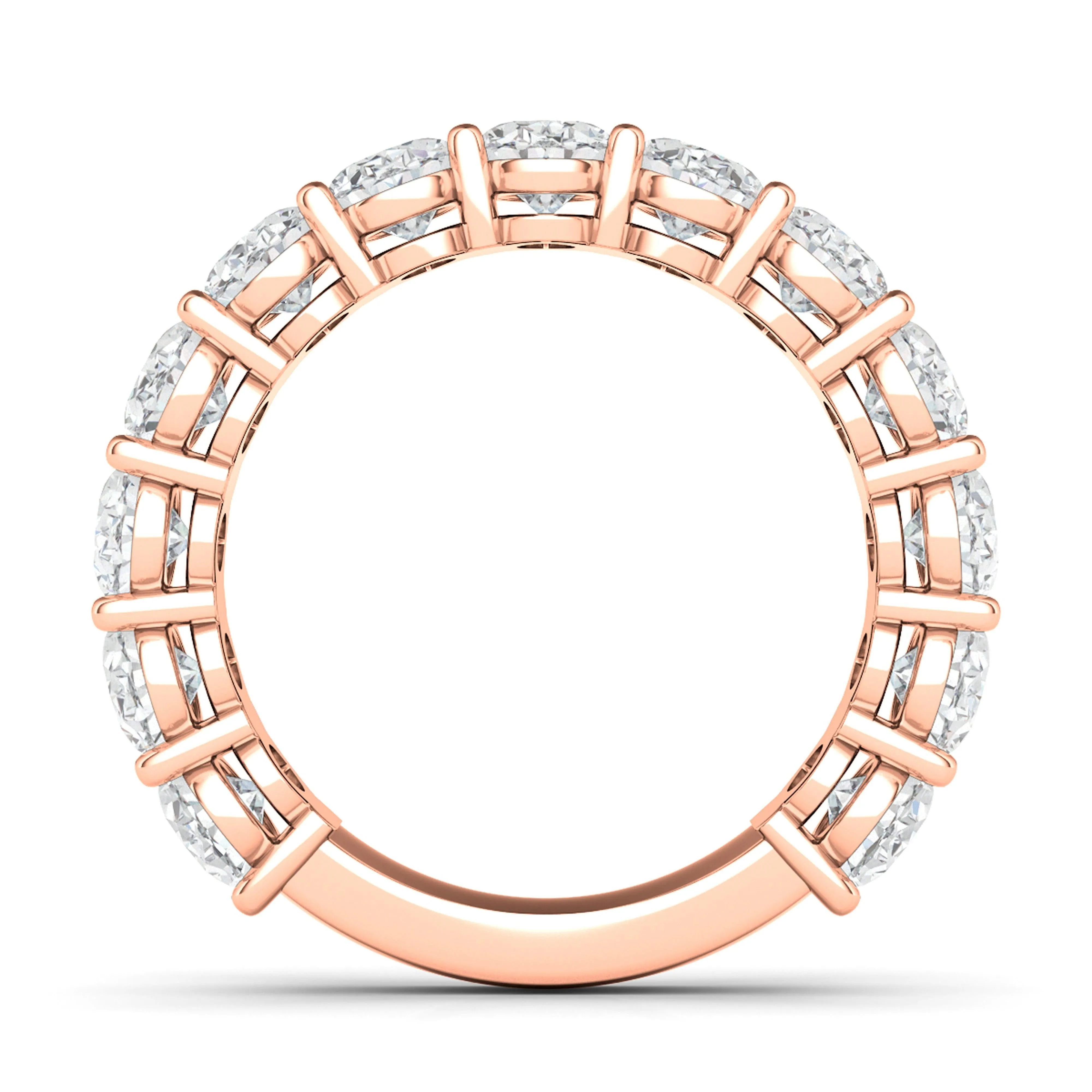 3/4 Oval Diamond Eternity Band