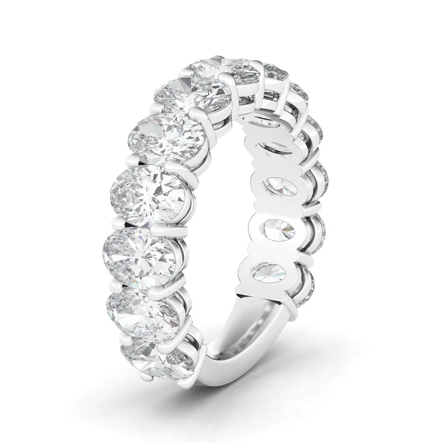 3/4 Oval Diamond Eternity Band