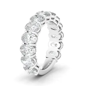 3/4 Oval Diamond Eternity Band