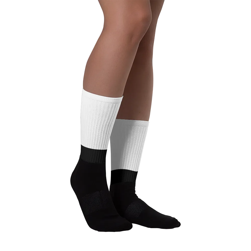 #428b5880 - Black White - ALTINO Designer Socks - Summer Never Ends Collection