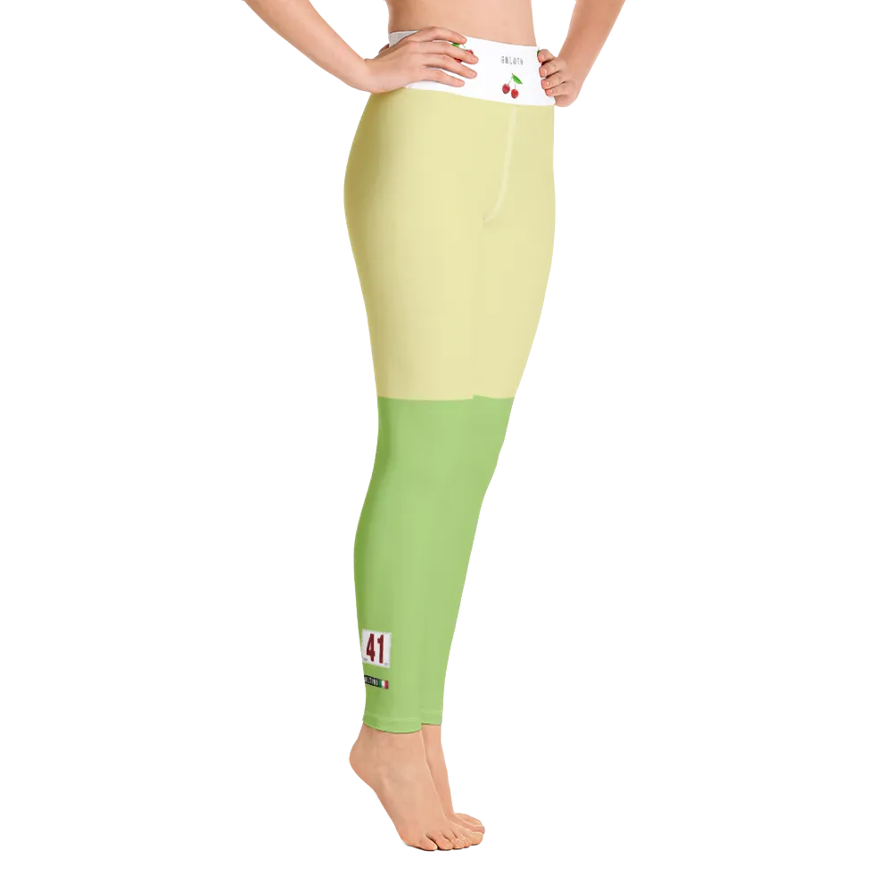 #42f2f3d0 - Kiwi Lemon Stracciatella - ALTINO Yummy Yoga Pants - Team GIRL Player