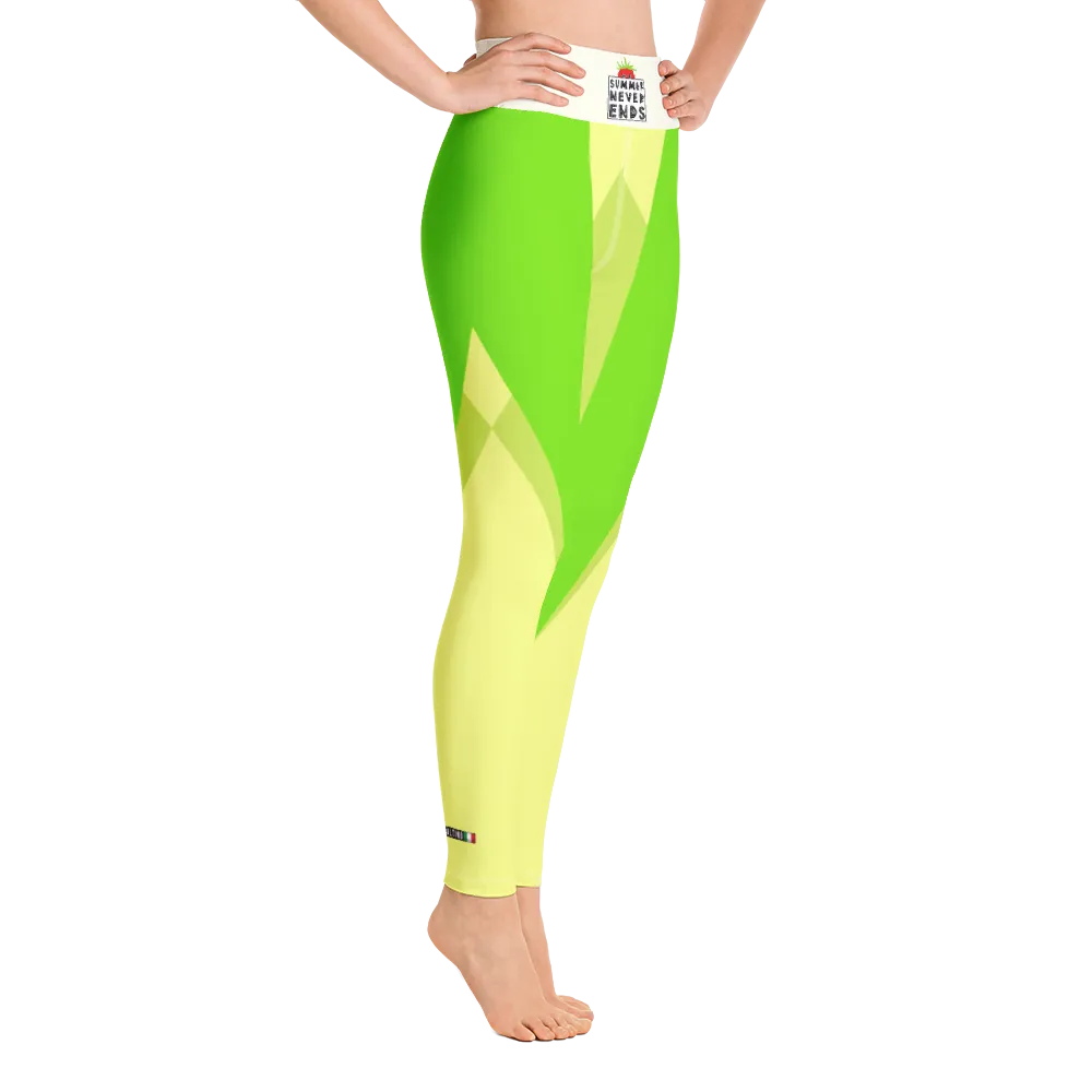 #4687b790 - Kiwi Lime Pear - ALTINO Yoga Pants - Summer Never Ends Collection