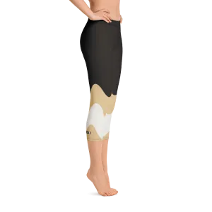 #5520d780 - Dame Blanche - ALTINO Sport Capri Leggings - Gelato Collection