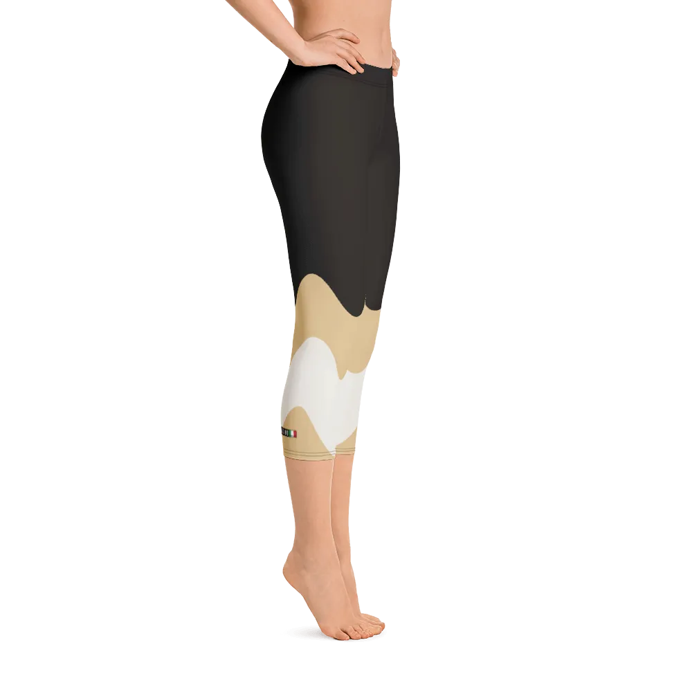 #5520d780 - Dame Blanche - ALTINO Sport Capri Leggings - Gelato Collection