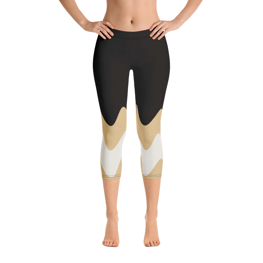 #5520d780 - Dame Blanche - ALTINO Sport Capri Leggings - Gelato Collection