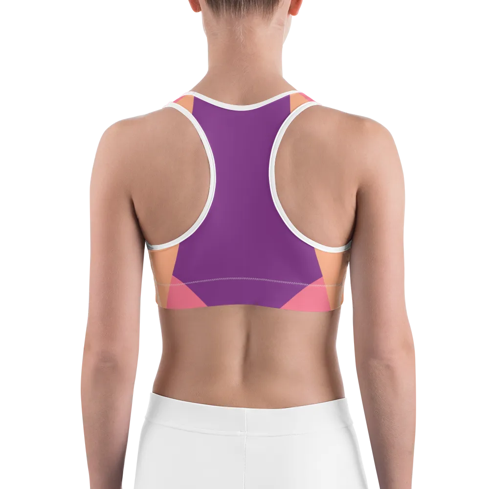#55258fb0 - Grape Orange Cream Strawberry - ALTINO Sports Bra
