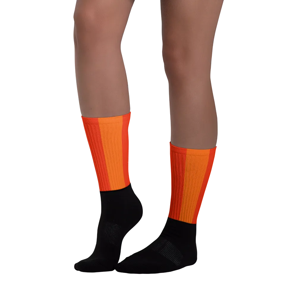 #558e6090 - Orange Maraschino Cherry Frost - ALTINO Designer Socks