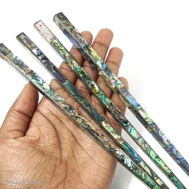 Abalone Shell Inlaid Hair Stick 7 in (1pc)