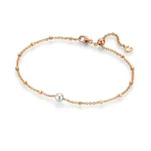 Akoya Pearl Chain Bracelet - 18ct Rose Gold - 5-23002-02