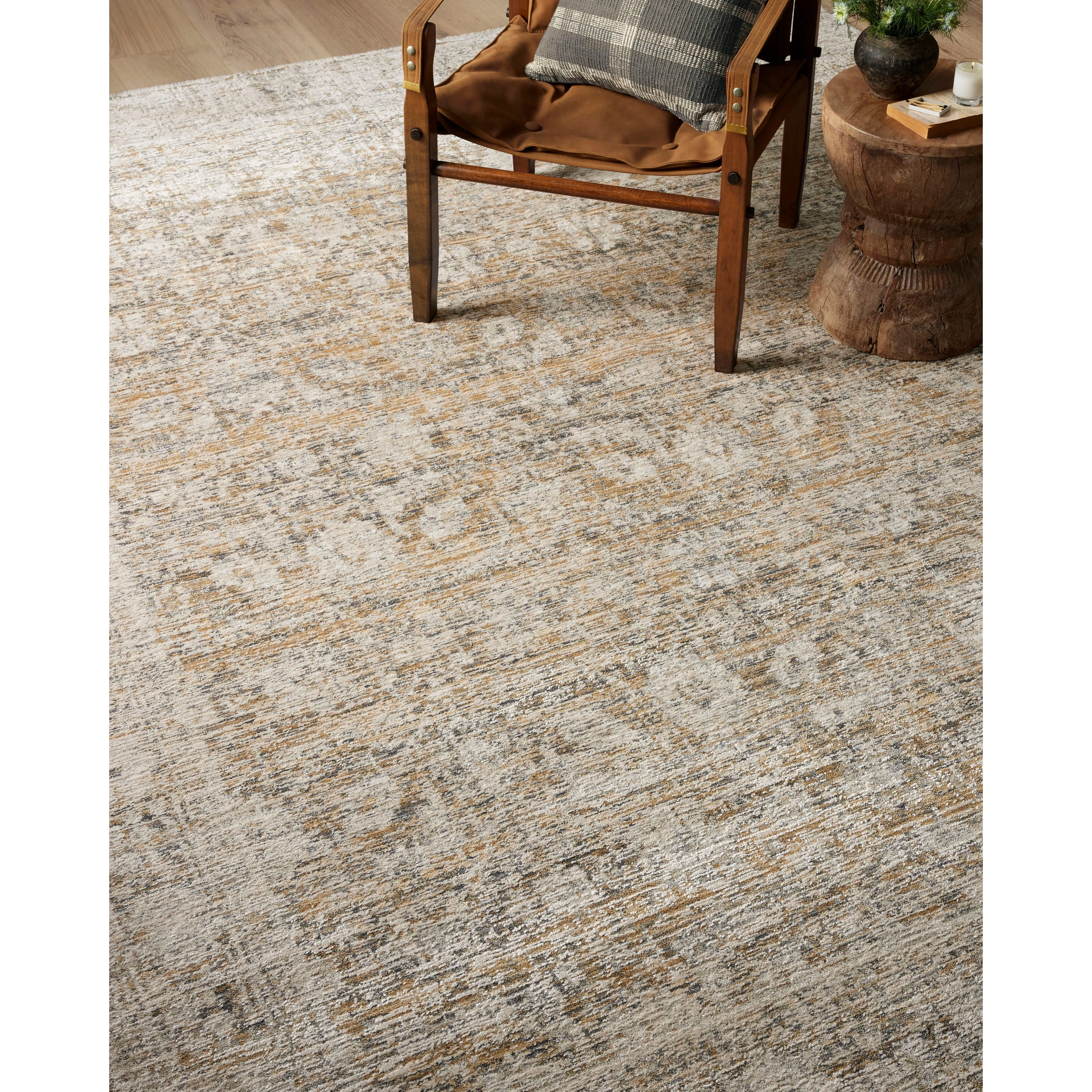 Alie Gold / Beige Rug | Amber Lewis x Loloi