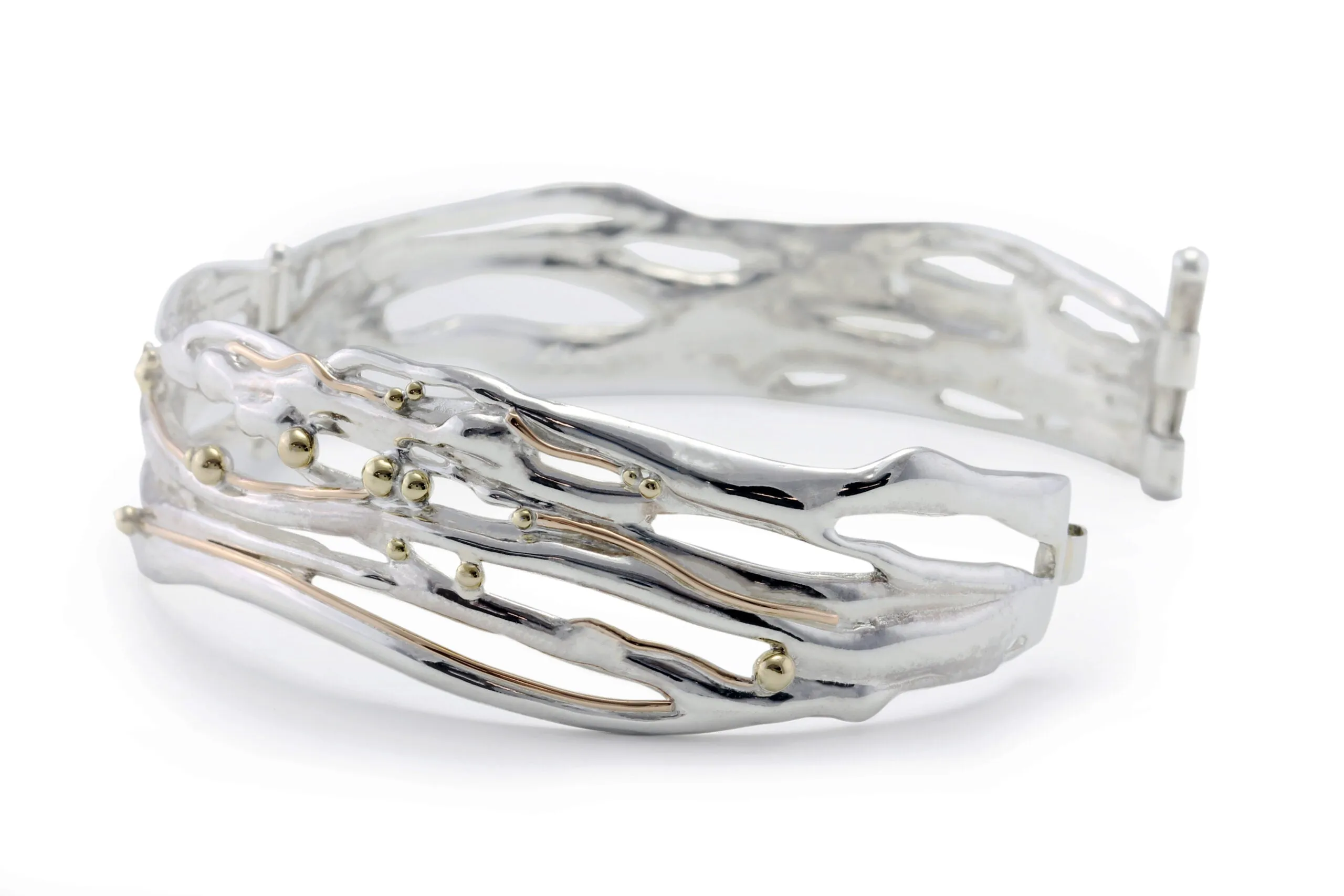 Banyan Hinged Organic Bangle