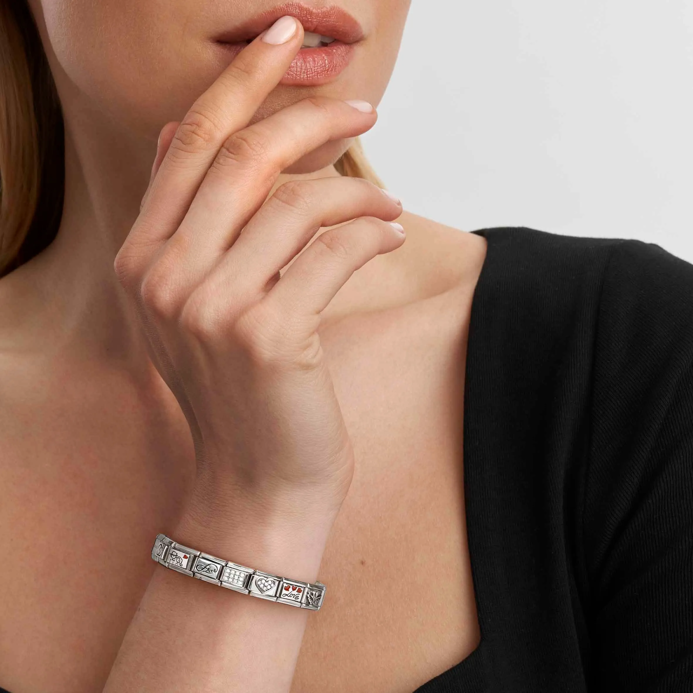 Classic Silver June Birthstone Charm - White Pearl - 330505/06