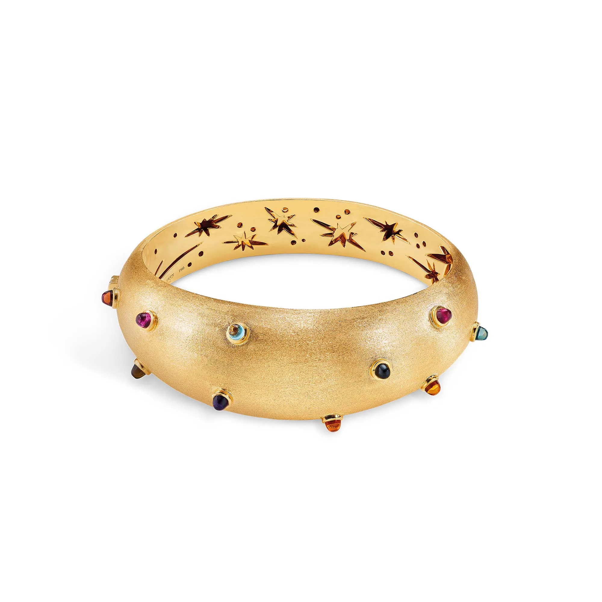 Cosmic Ausum Sputnik Bangle in 18ct Yellow Gold