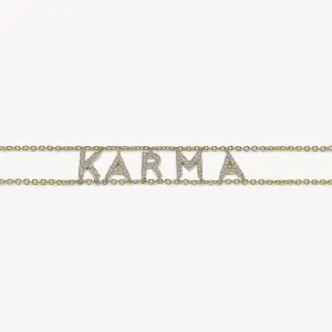 Diamond 'Karma' Say Something Bracelet