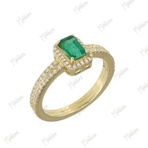 Emerald Diamond Ring
