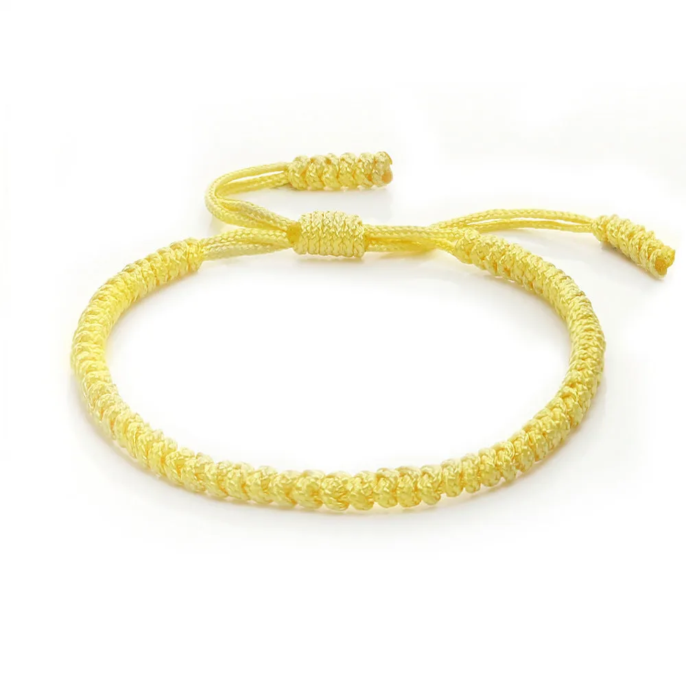 Ethnic Style,  Hand-woven Red Knots Rope Bracelet