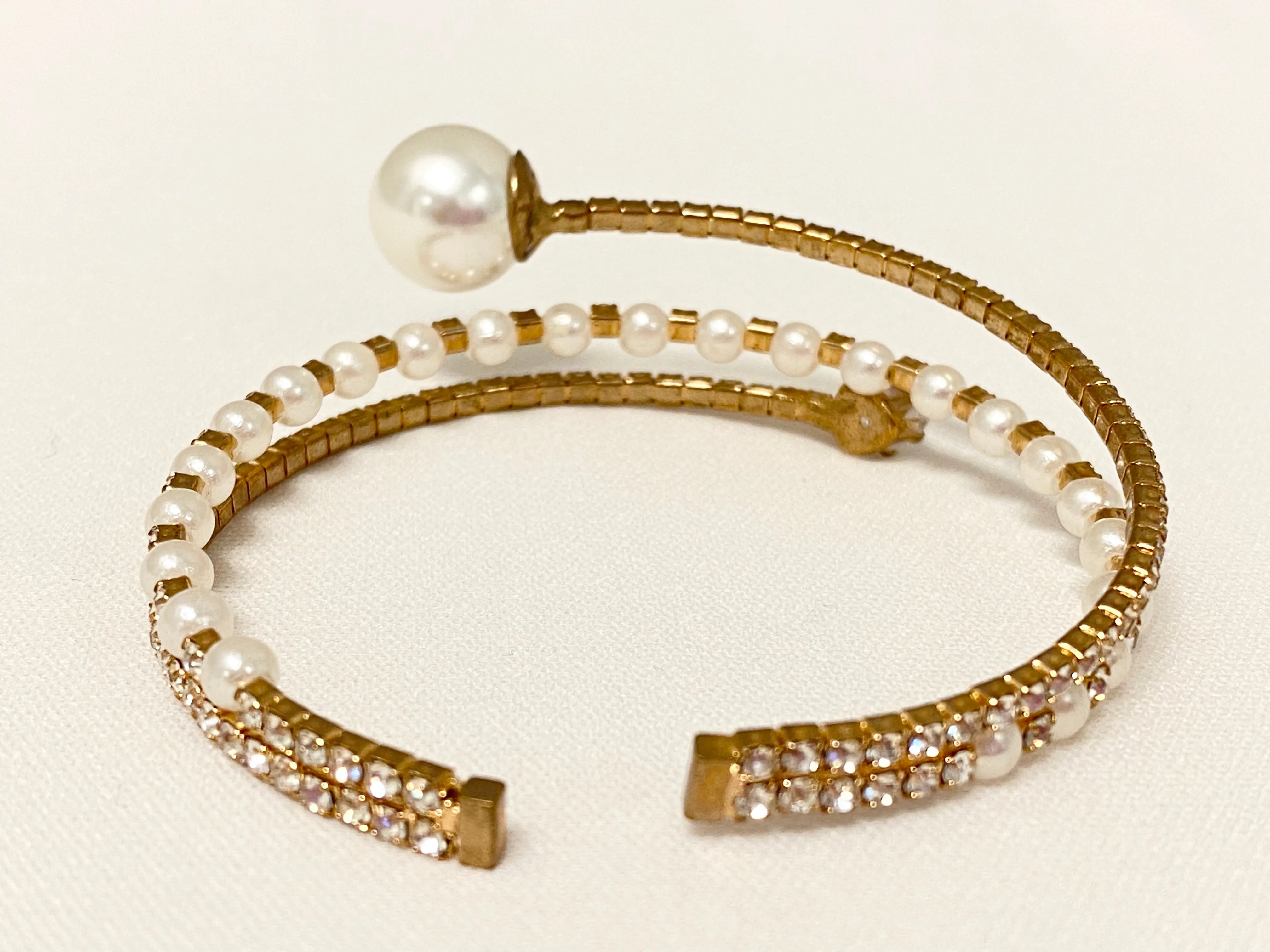 Gold wrap around bracelet