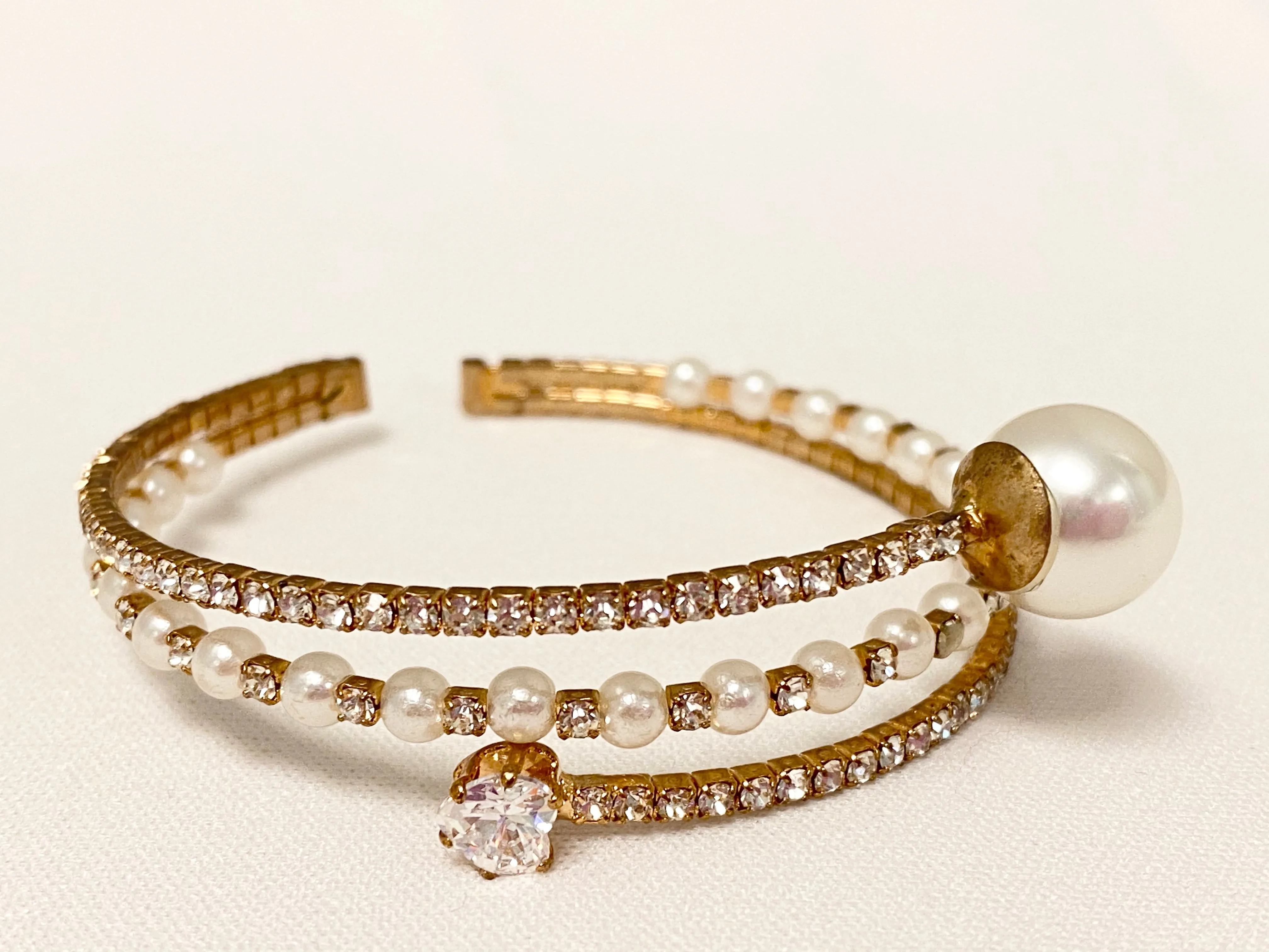 Gold wrap around bracelet