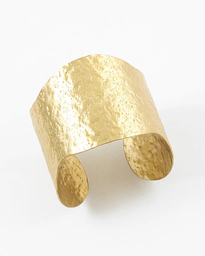 Hammered Metal Cuff