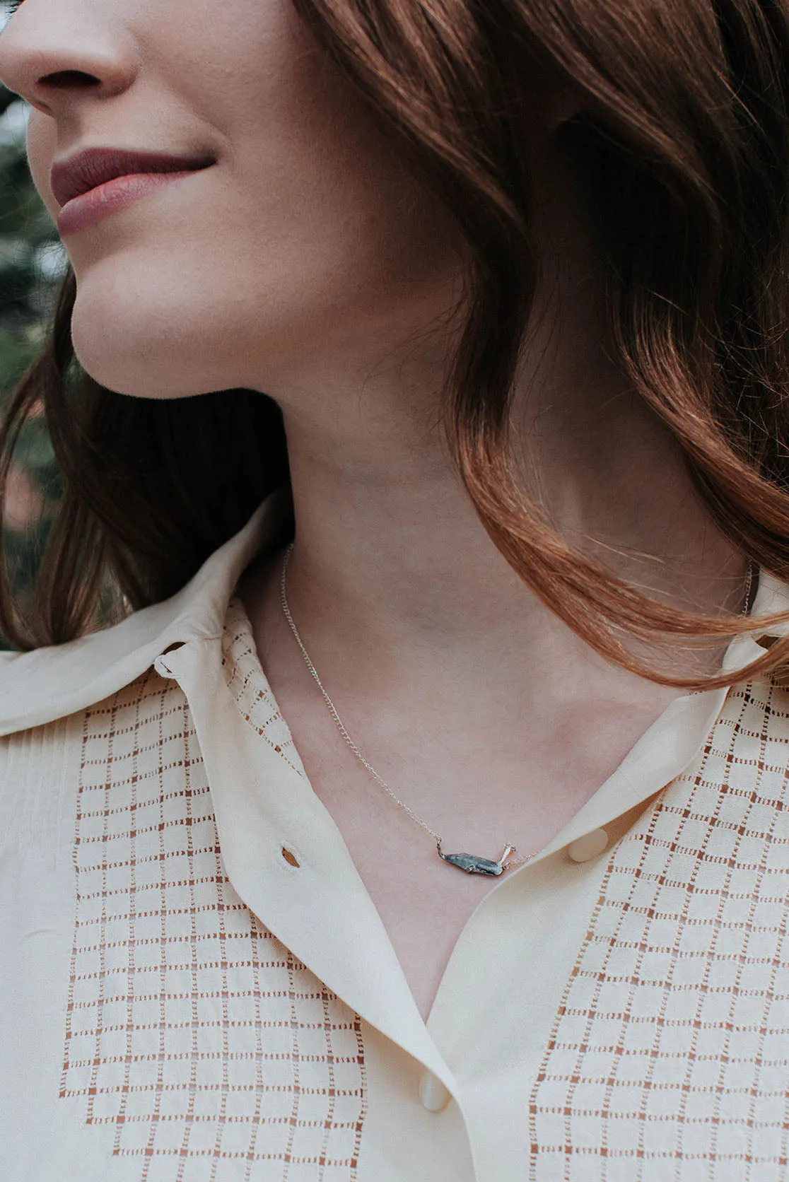Handmade Whale Pendant