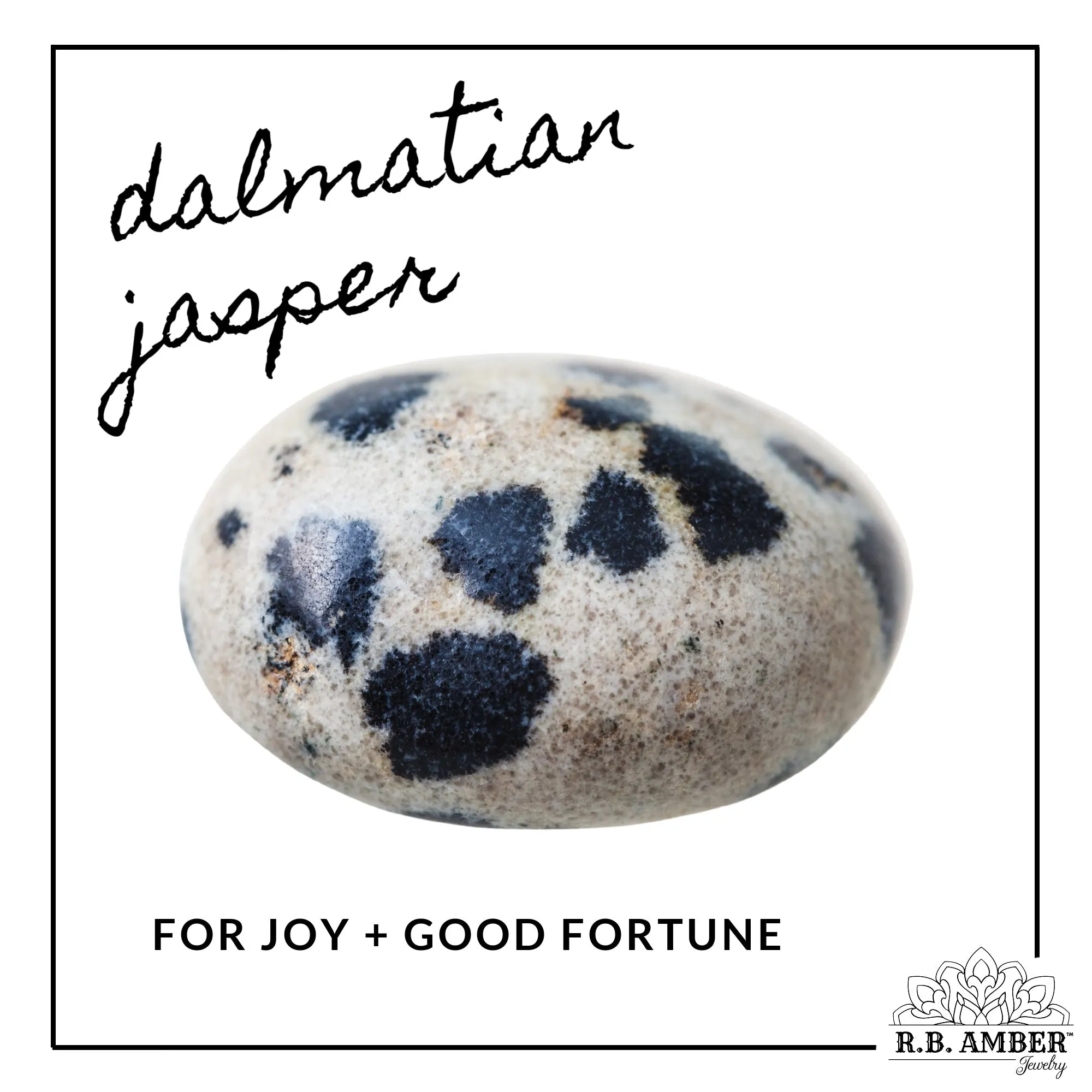 Kids | Dalmatian Jasper   Raw Cherry Amber Necklace