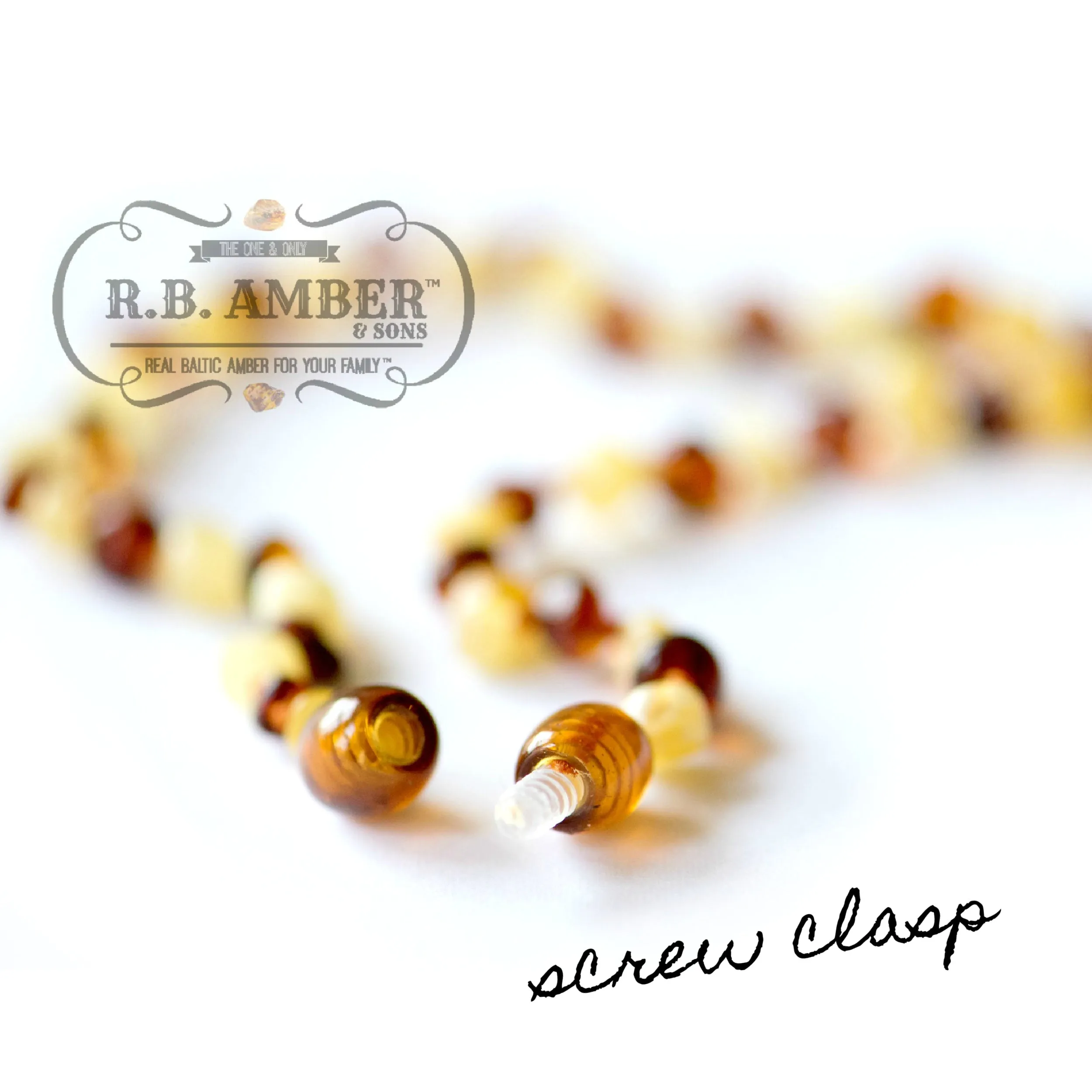 Kids | Dalmatian Jasper   Raw Cherry Amber Necklace