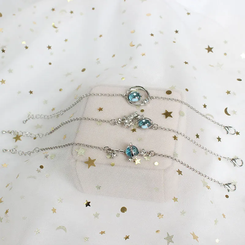 Korean Version Of Starry Dream Girl Heart Meteor Couple Bracelet Bracelet