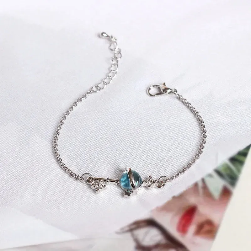 Korean Version Of Starry Dream Girl Heart Meteor Couple Bracelet Bracelet
