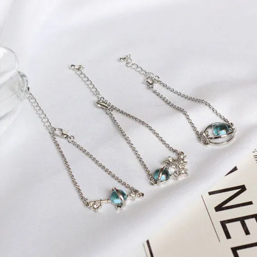 Korean Version Of Starry Dream Girl Heart Meteor Couple Bracelet Bracelet