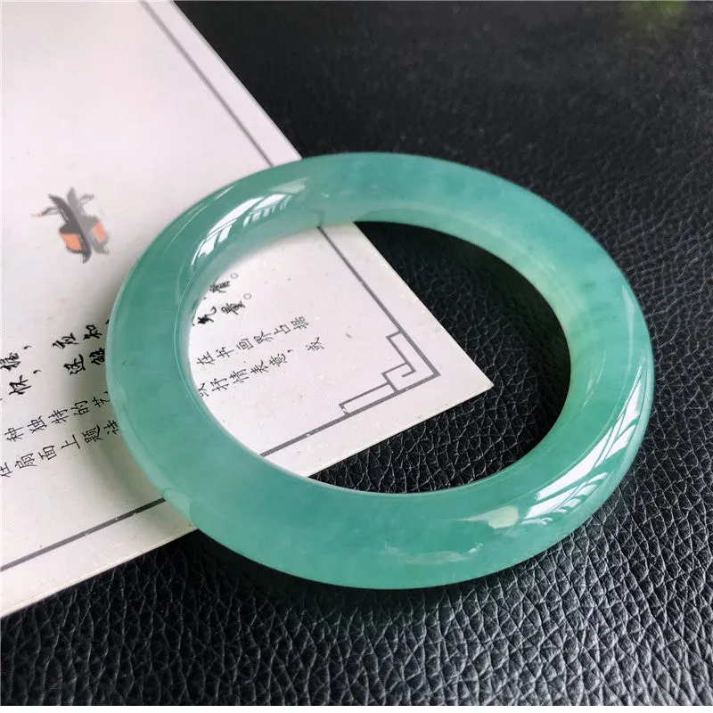 Natural Jade Bangle Jadeite Bangle Internal Diameter 57mm A4033021