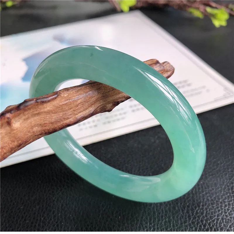 Natural Jade Bangle Jadeite Bangle Internal Diameter 57mm A4033021