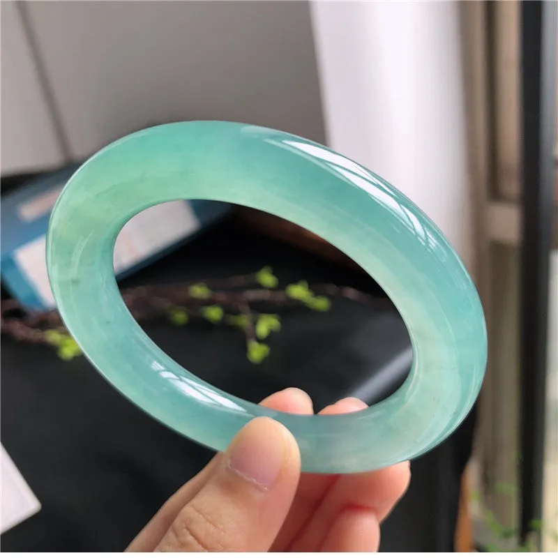 Natural Jade Bangle Jadeite Bangle Internal Diameter 57mm A4033021