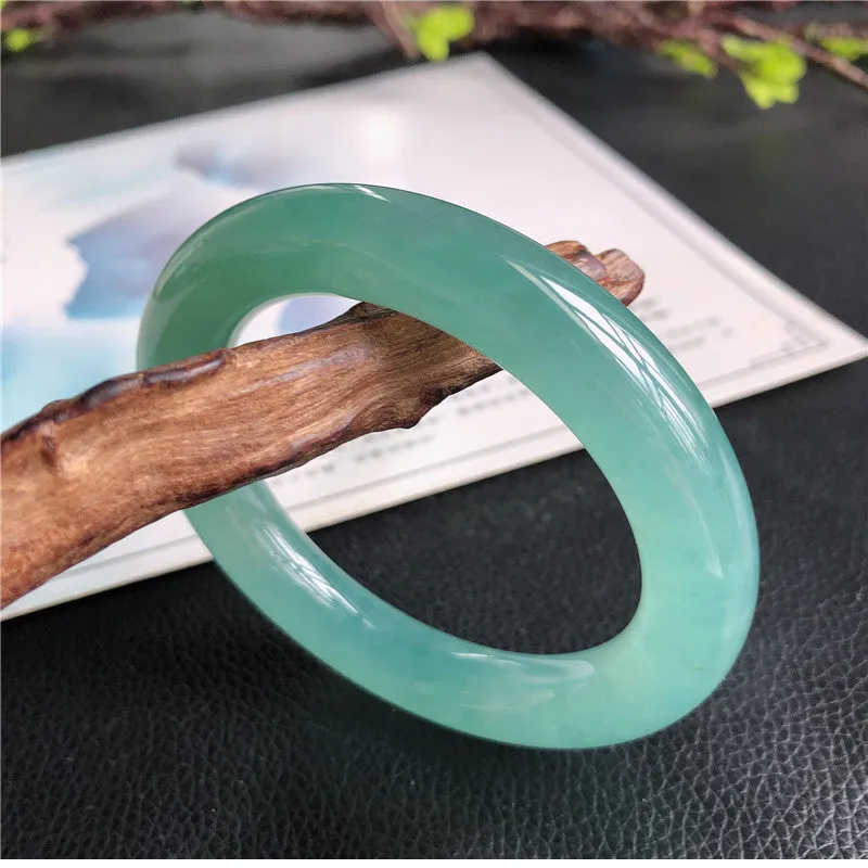 Natural Jade Bangle Jadeite Bangle Internal Diameter 57mm A4033021