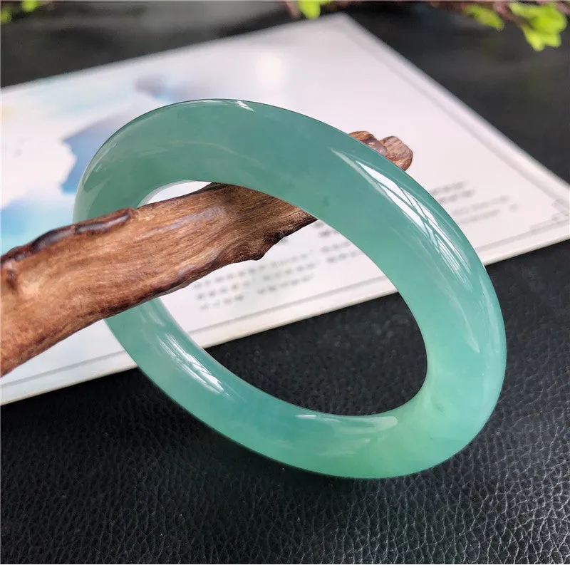 Natural Jade Bangle Jadeite Bangle Internal Diameter 57mm A4033021