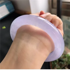 Natural Jade Bangle Jadeite Bangle Internal Diameter 58.6mm B1022617