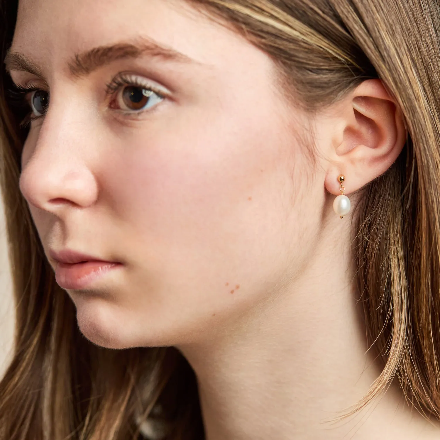 Pearl Drop Bridal Earrings- Sophia