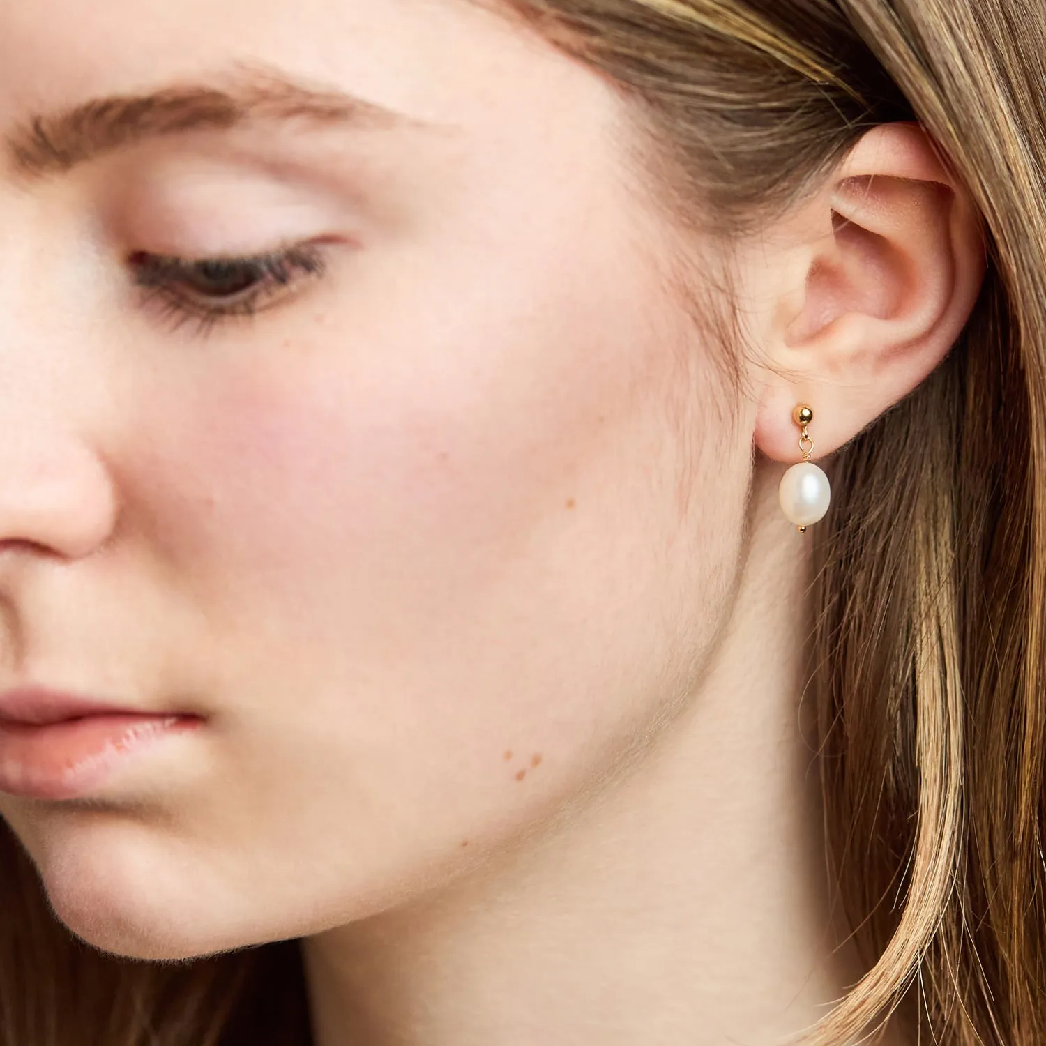 Pearl Drop Bridal Earrings- Sophia
