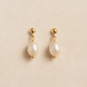 Pearl Drop Bridal Earrings- Sophia
