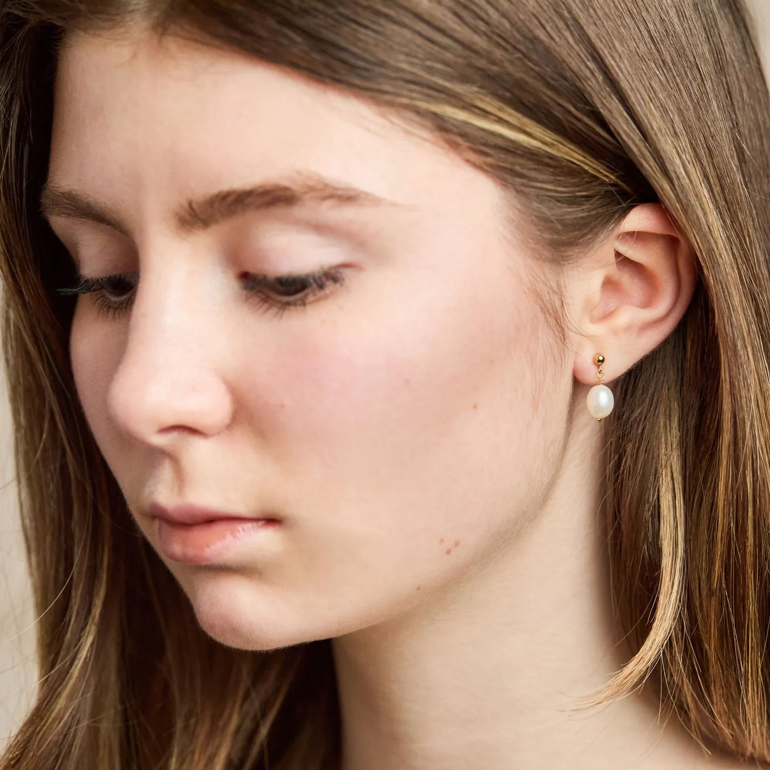 Pearl Drop Bridal Earrings- Sophia