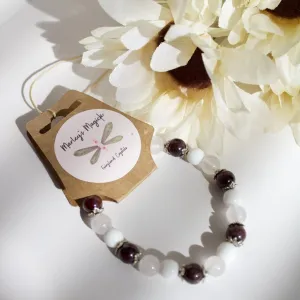 Rose Quartz x Garnet Bracelet