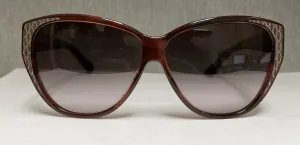 Salvatore Ferragamo SF711S 216 Brown Cat Eye Sunglasses