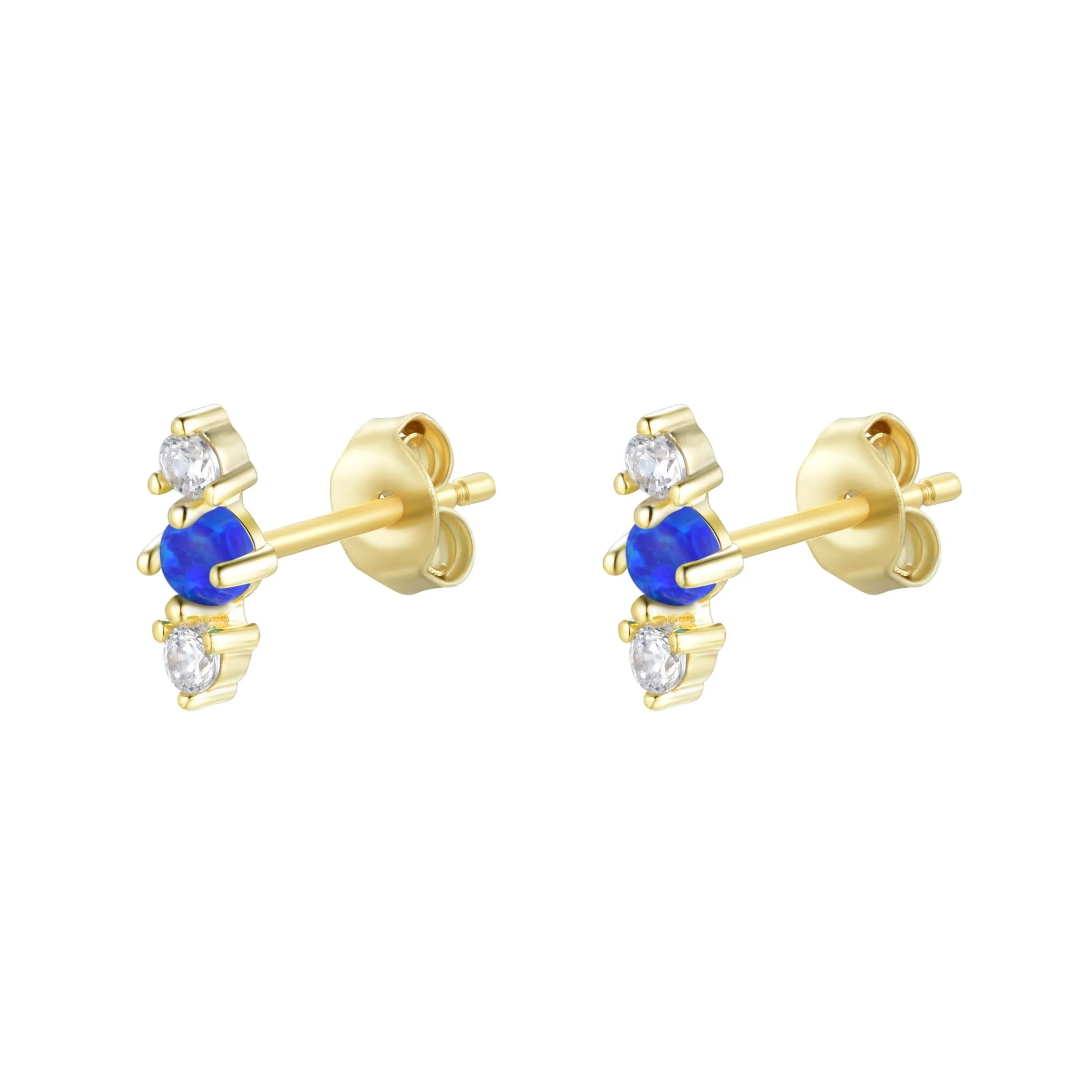 Stars Align Opal Cluster Stud Earrings
