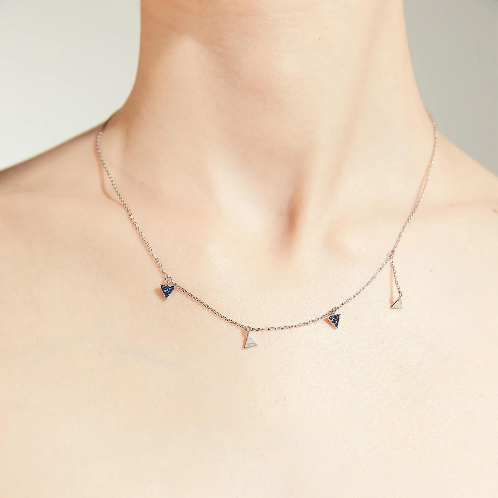 Tiny Triangles Necklace